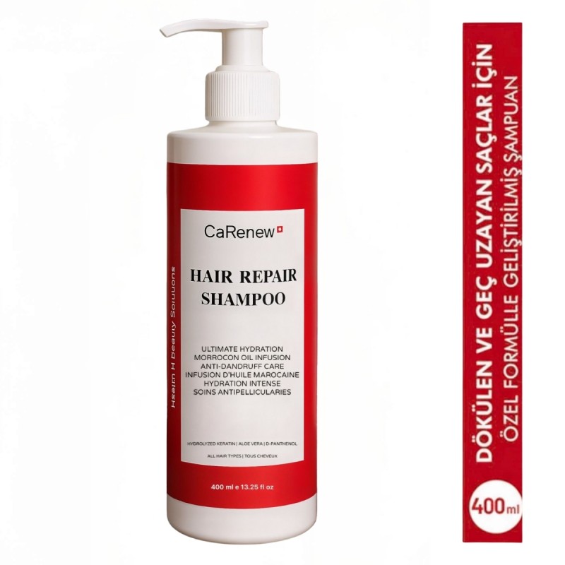 Onarıcı Şampuan 400 ml - Keratin & Moroccan Yağı İçerikli